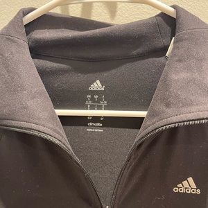Black Adidas zip up jacket